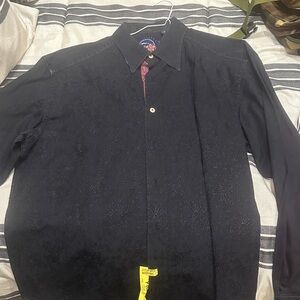 Robert Graham Black Shirt Jacket